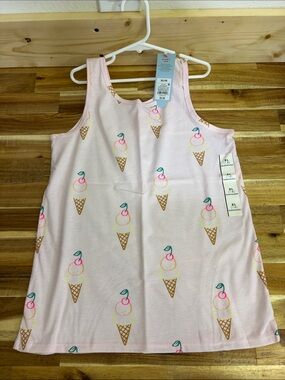 Cat & Jack Light Pink Ice Cream Cone Tank Top